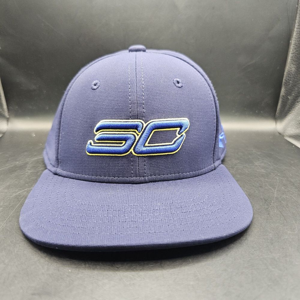 Under Armour SC Stephen Curry SnapBack Hat Cap Youth Size Blue and Yellow
